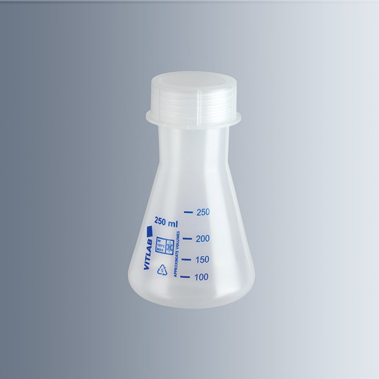 5811402 塑料锥形瓶，体积250ml，GL45 - Marienfeld