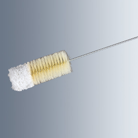 6205028 试管刷子，刷头 100×60mm，总长520mm - Marienfeld