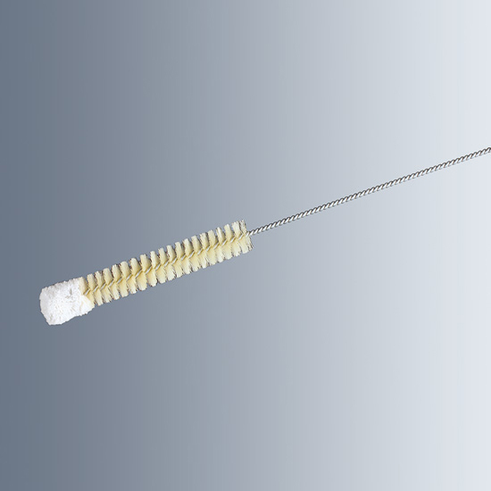 6205026 试管刷子，刷头 100×20mm，总长520mm - Marienfeld