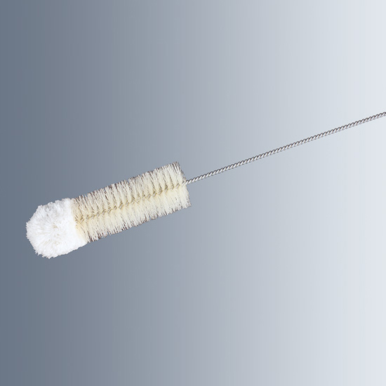 6205027 试管刷子，刷头 100×40mm，总长520mm - Marienfeld