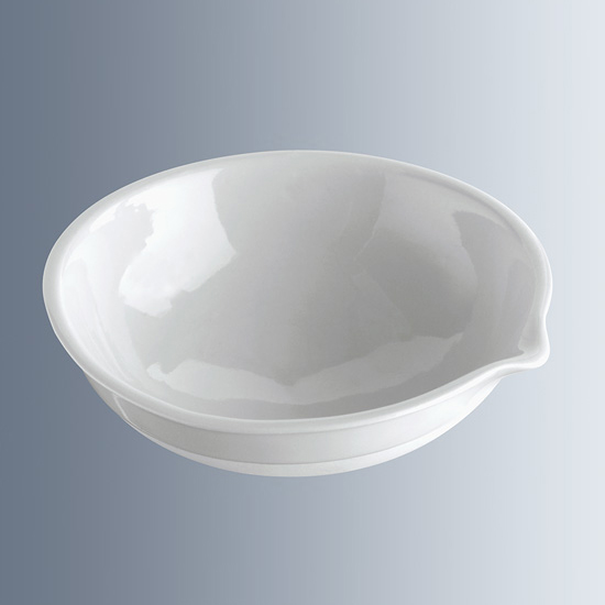 6830621 陶瓷蒸发皿，直径132mm，圆底 - Marienfeld