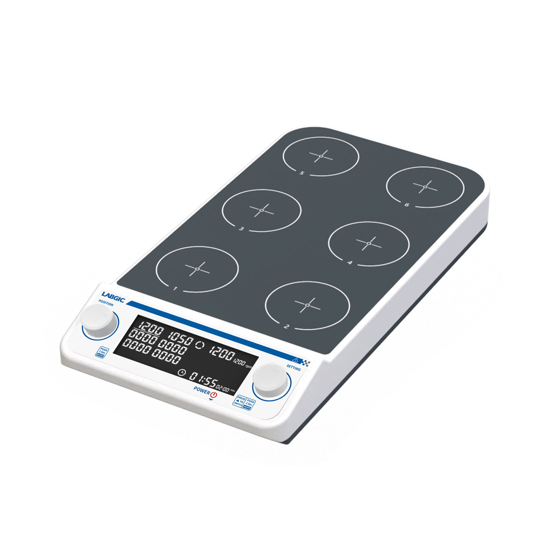 L-MMS6Pro 6联磁力搅拌器 - LABGIC/兰杰柯