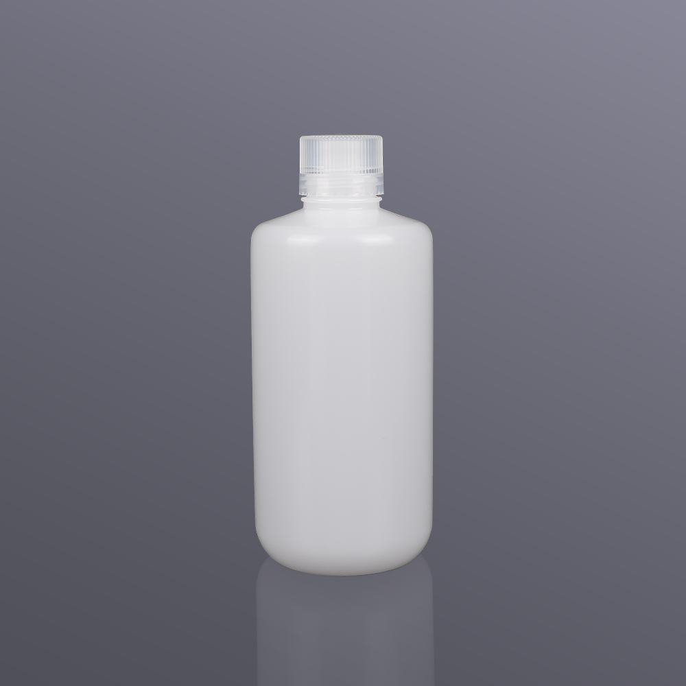 BS-RB-HDPE-1000-NC 1000ml 本色 HDPE窄口试剂瓶,无菌