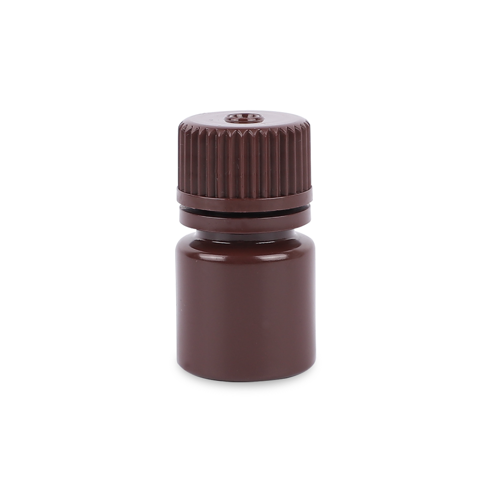 BS-RB-HDPE-0008-NA 8ml 棕色 HDPE试剂瓶,无菌