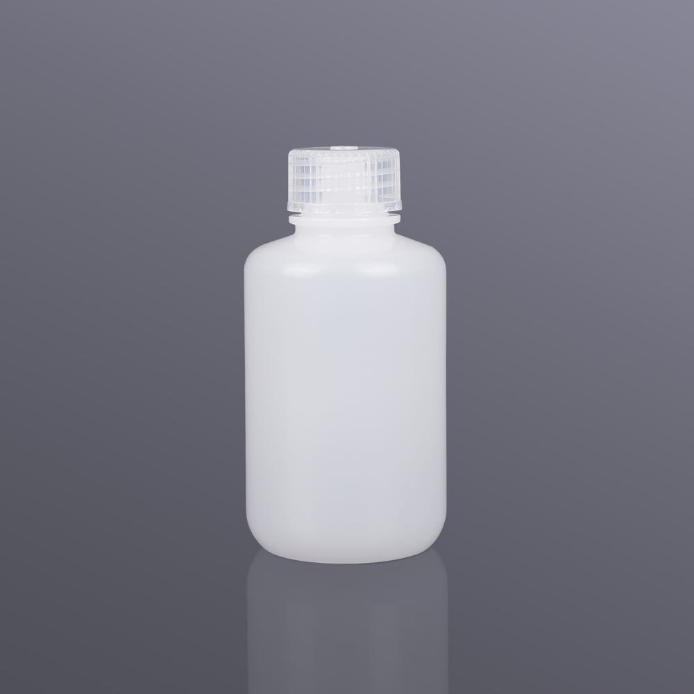 BS-RB-HDPE-0125-NC 125ml 本色 HDPE窄口试剂瓶,无菌