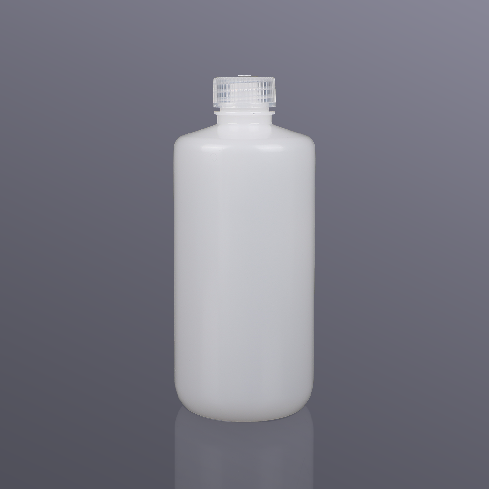 BS-RB-HDPE-0500-NC 500ml 本色 HDPE窄口试剂瓶,无菌