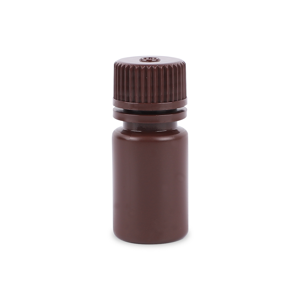 BS-RB-HDPE-0015-NA 15ml 棕色 HDPE试剂瓶,无菌