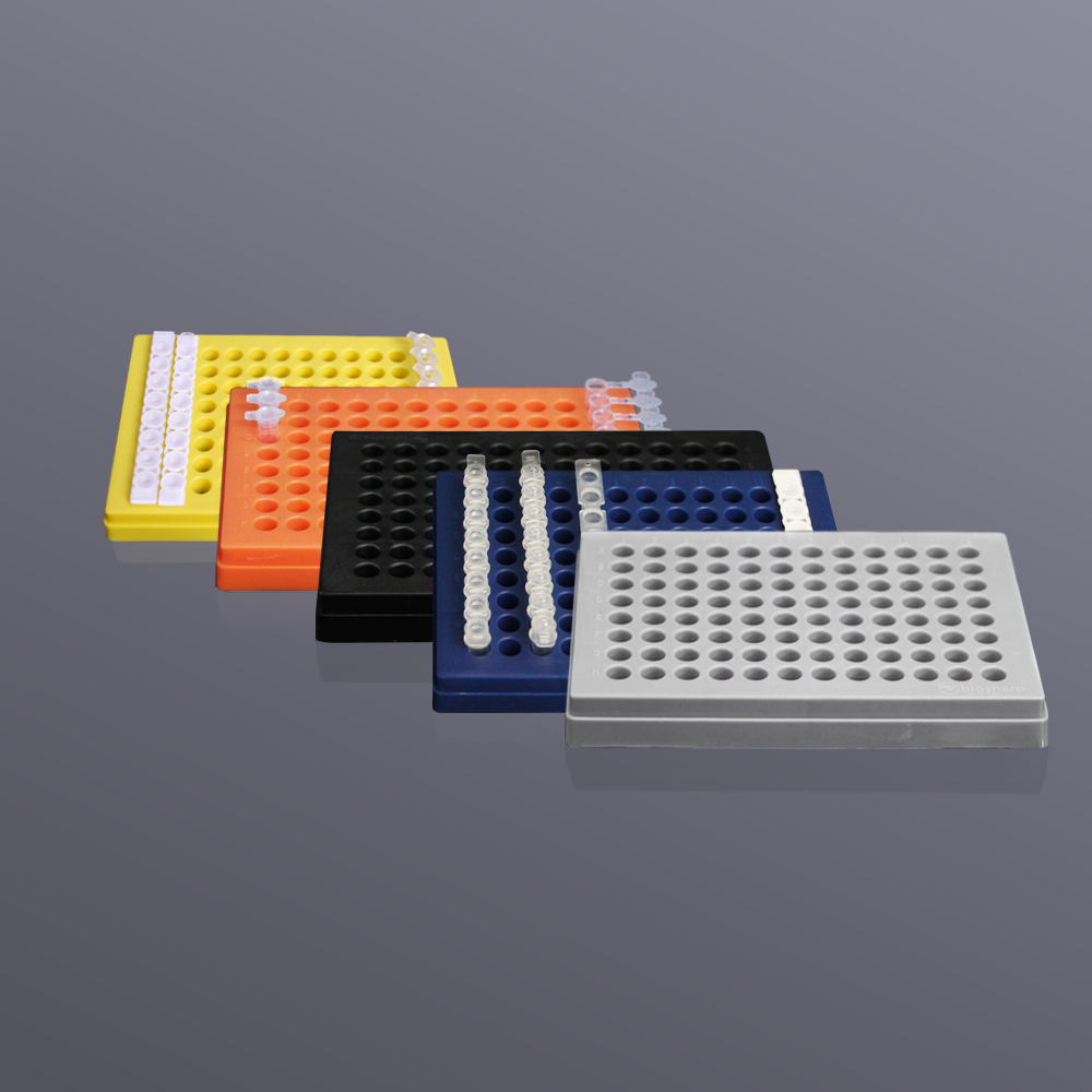 BS-02-PB96-PC-Y 0.2ml薄壁管盒(PC),黄色