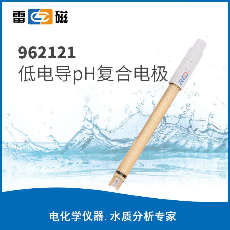 8022N00 962121低电导pH复合电极 - 雷磁