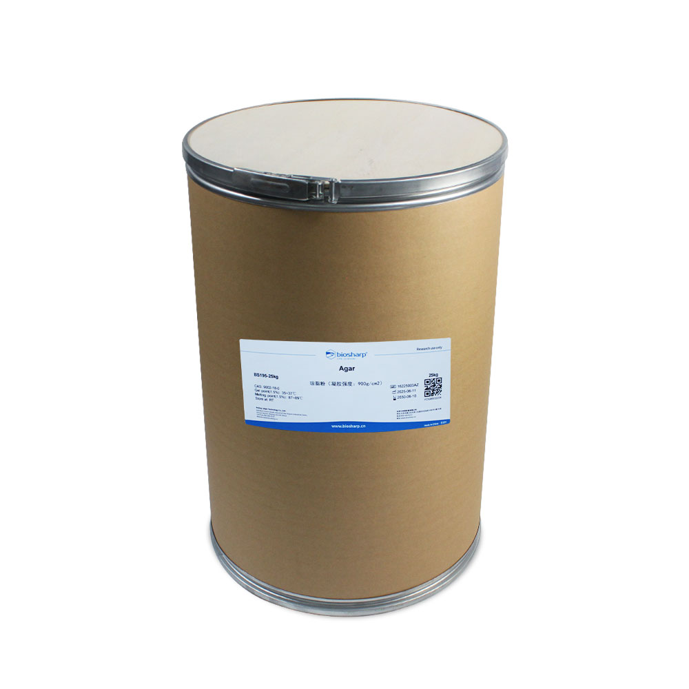 BS195-25kg 琼脂粉Agar（凝胶强度：900g/cm²）