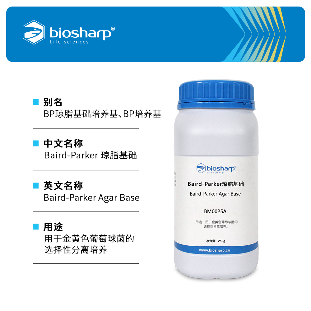 BM0025A Baird-Parker琼脂基础 - Biosharp/白鲨