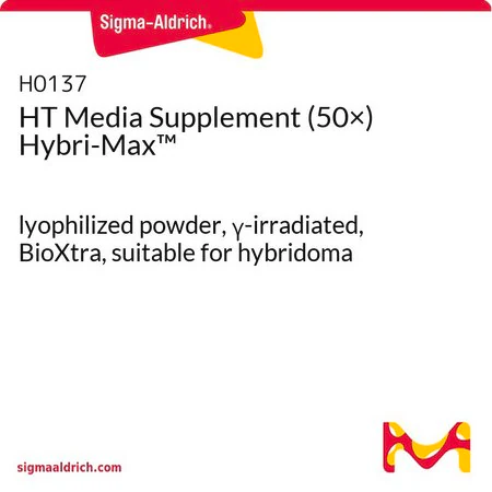H0137-10VL Hybri-Max 补充培养基 (50×) - Sigma-aldrich/西格玛