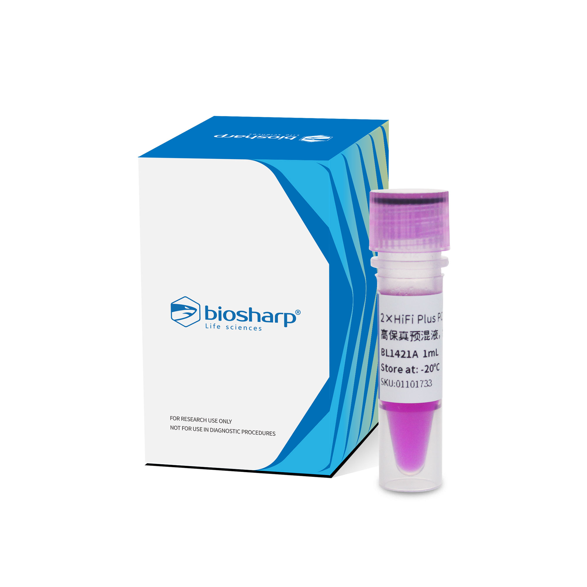 BL1421A 2×HiFi Plus PCR Master Mix高保真预混液,含染料 - Biosharp/白鲨
