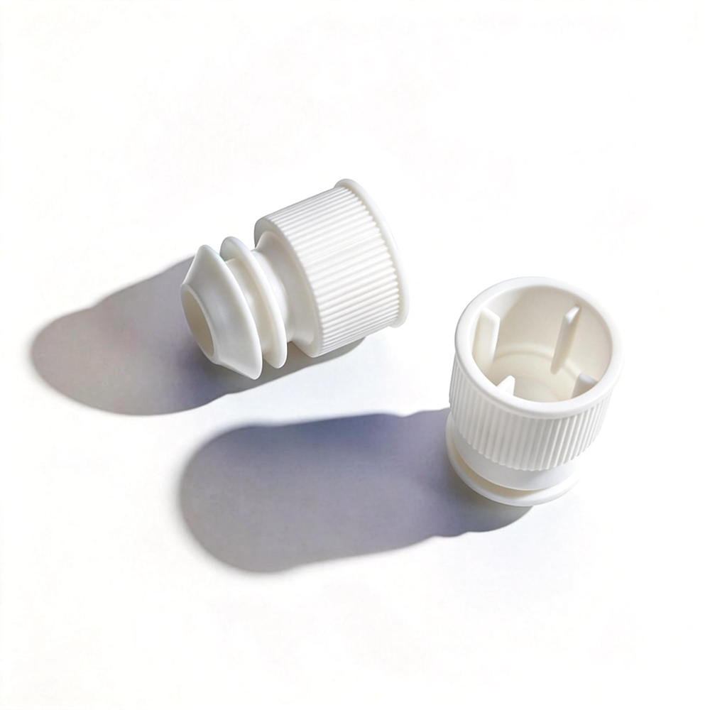 BS-TTS-022W 单耳试管塞, 适配φ13mm试管,PE材质,白色 - Biosharp/白鲨