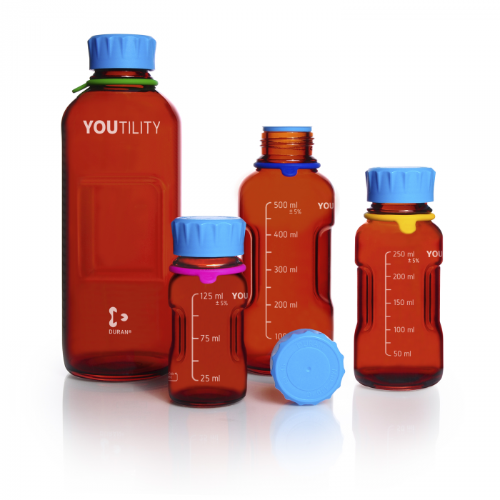 218863658 YOUTILITY 250ml 实验室瓶（棕色） - Schott/肖特