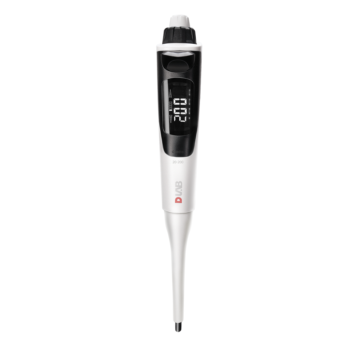 7016301006 dPette 简易款电动移液器 20-200μl - DLAB/大龙