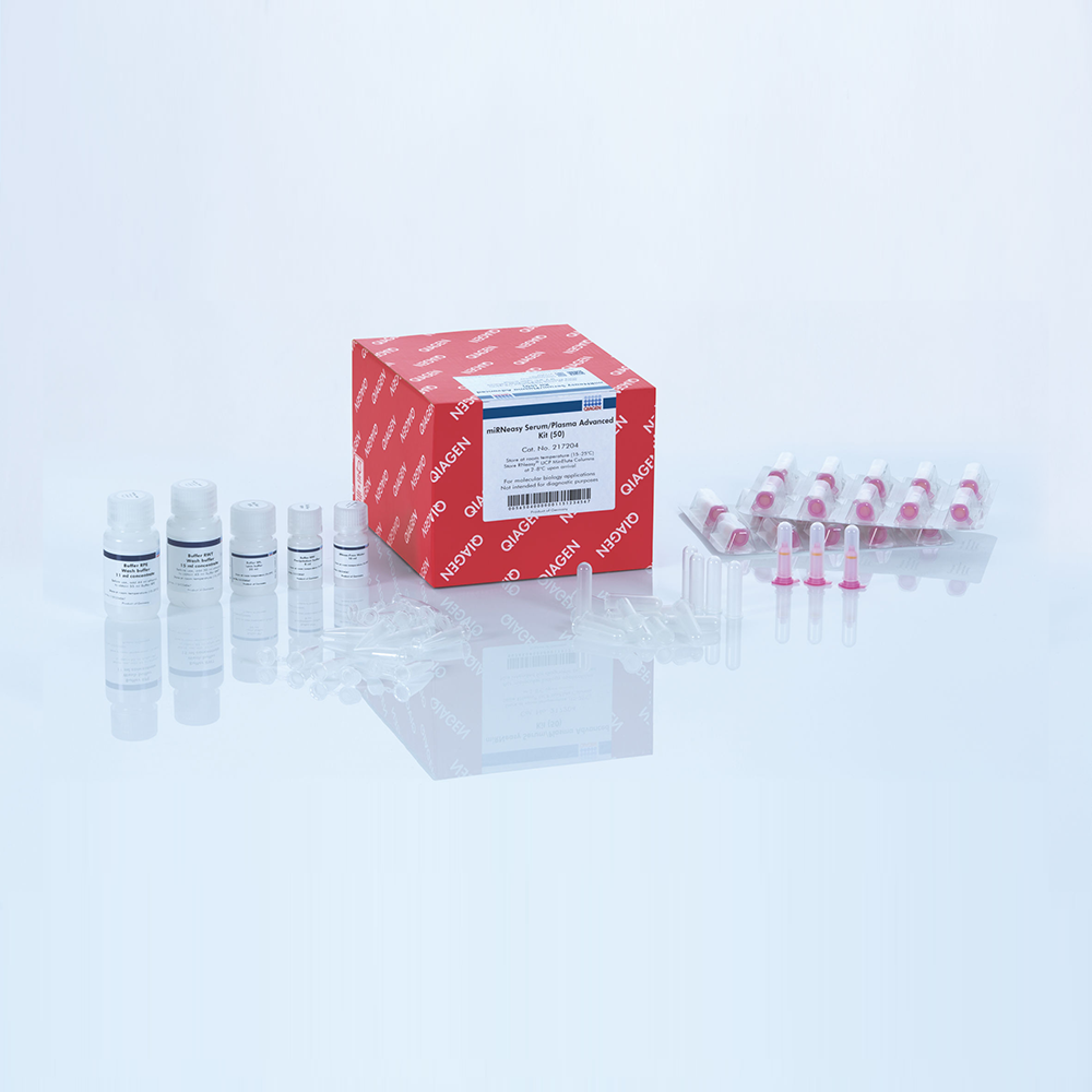 217204 血液RNA纯化试剂盒（50）miRNeasy Serum/PlasmaAdvanced Kit (50) - Qiagen（凯杰）