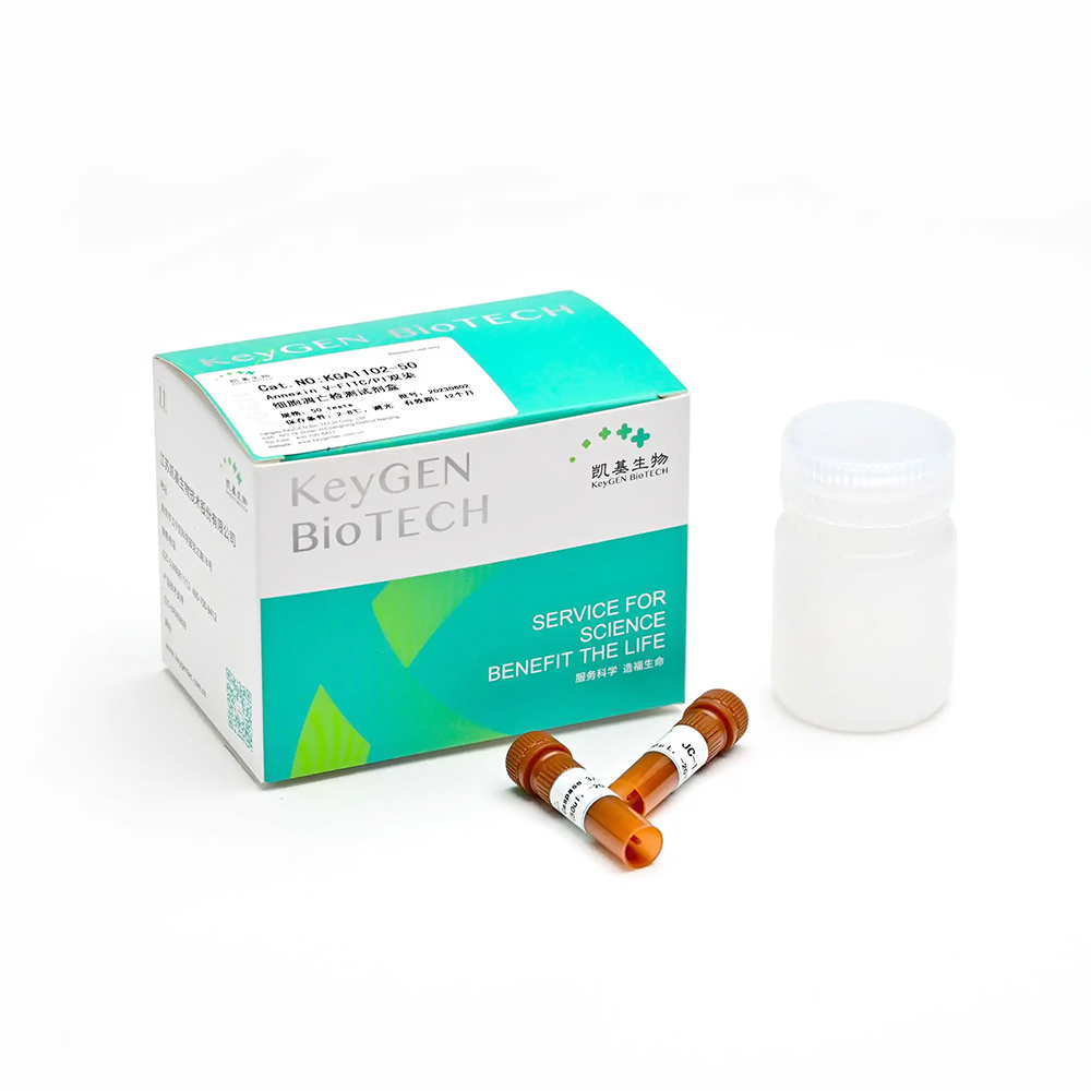KGA1102-100 Annexin V-FITC/PI双染细胞凋亡检测试剂盒 - KeyGEN（江苏凯基）