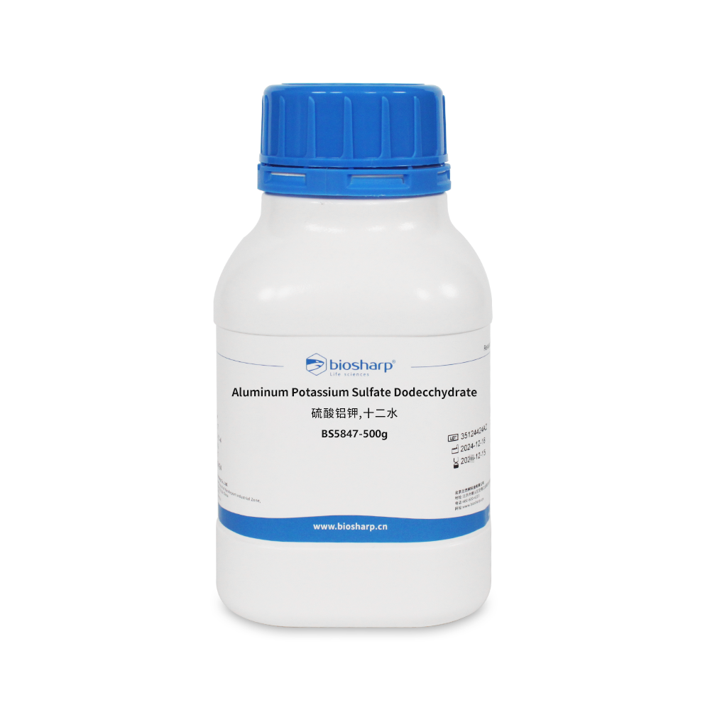 BS5847-500g 硫酸铝钾,十二水 - Biosharp/白鲨