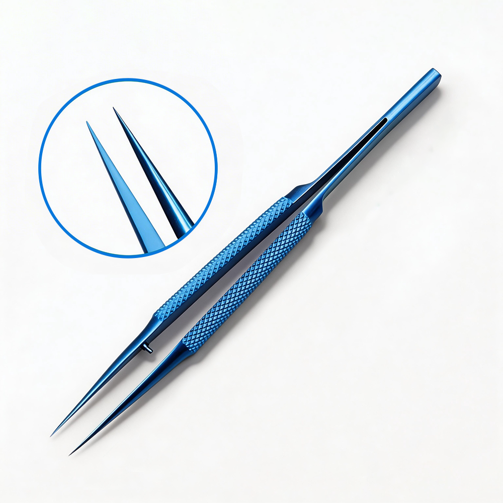 BS-ZER-S-016A 16cm尖直头显微镊,钛合金 - Biosharp/白鲨