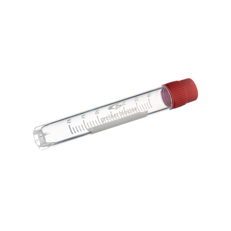 127280 冻存管 4ml，外旋，圆底，星形站立角，红色盖，有书写区，无菌 - Greiner