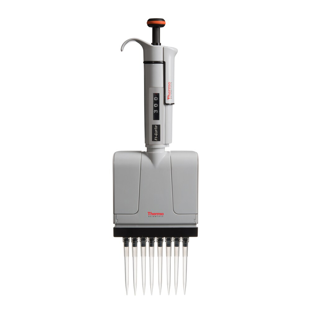 4661140N 30-300ul F1-ClipTip八道可调量程移液器 - Thermo/赛默飞
