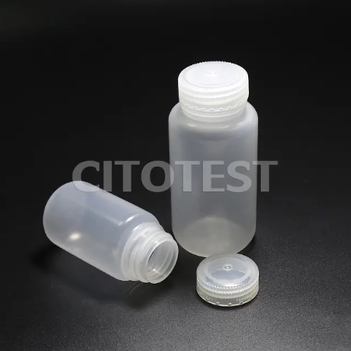 84044-5171 广口圆形瓶 容量500mL PP材质的瓶身和螺口盖 - CITOTEST（世泰）