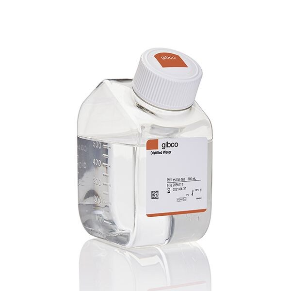 15230-162 蒸馏水，通过蒸馏、过滤制备（0.1μm） - Gibco