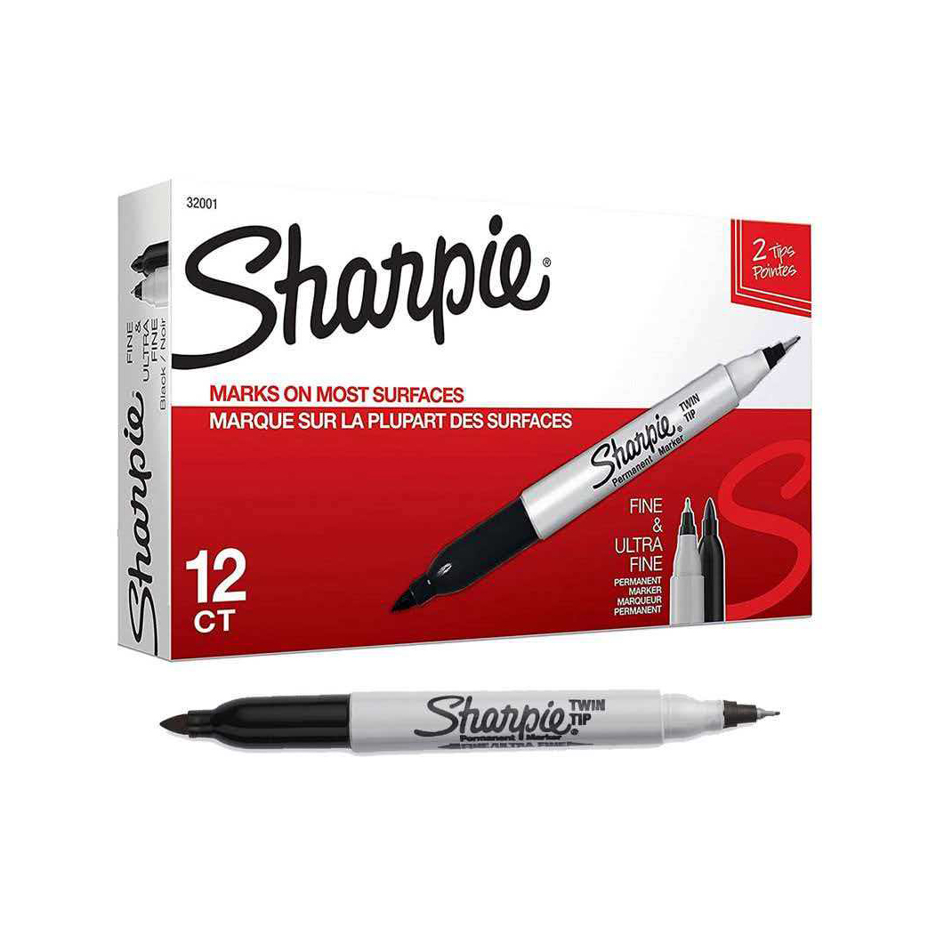 黑色记号笔，美国 - Sharpie
