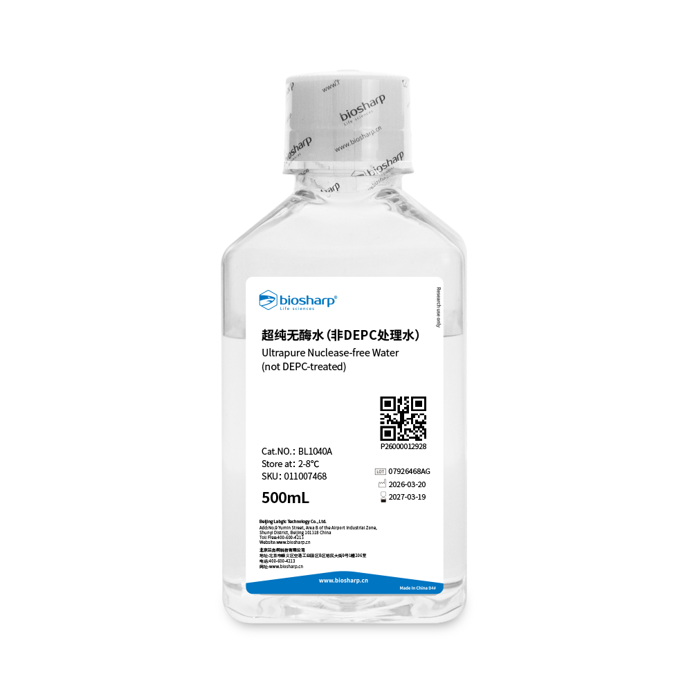 BL1040A 超纯无酶水（非DEPC处理水） - Biosharp/白鲨