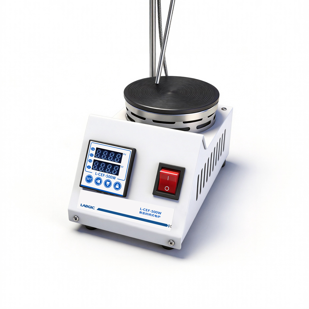L-CEF-500W 数显封闭式电炉（四氟外置测温探头） - LABGIC/兰杰柯
