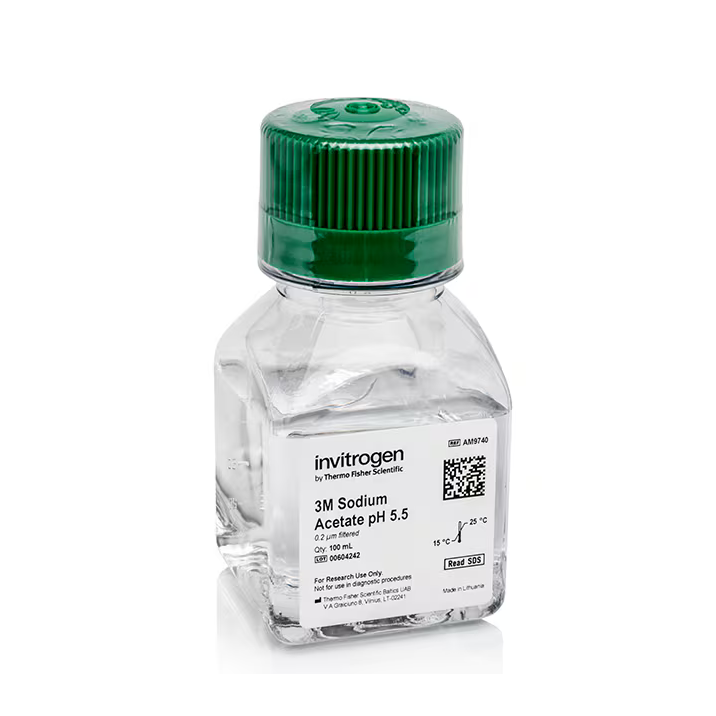 AM9740 乙酸钠 (3 M)、pH 5.5，无 RNase - Invitrogen