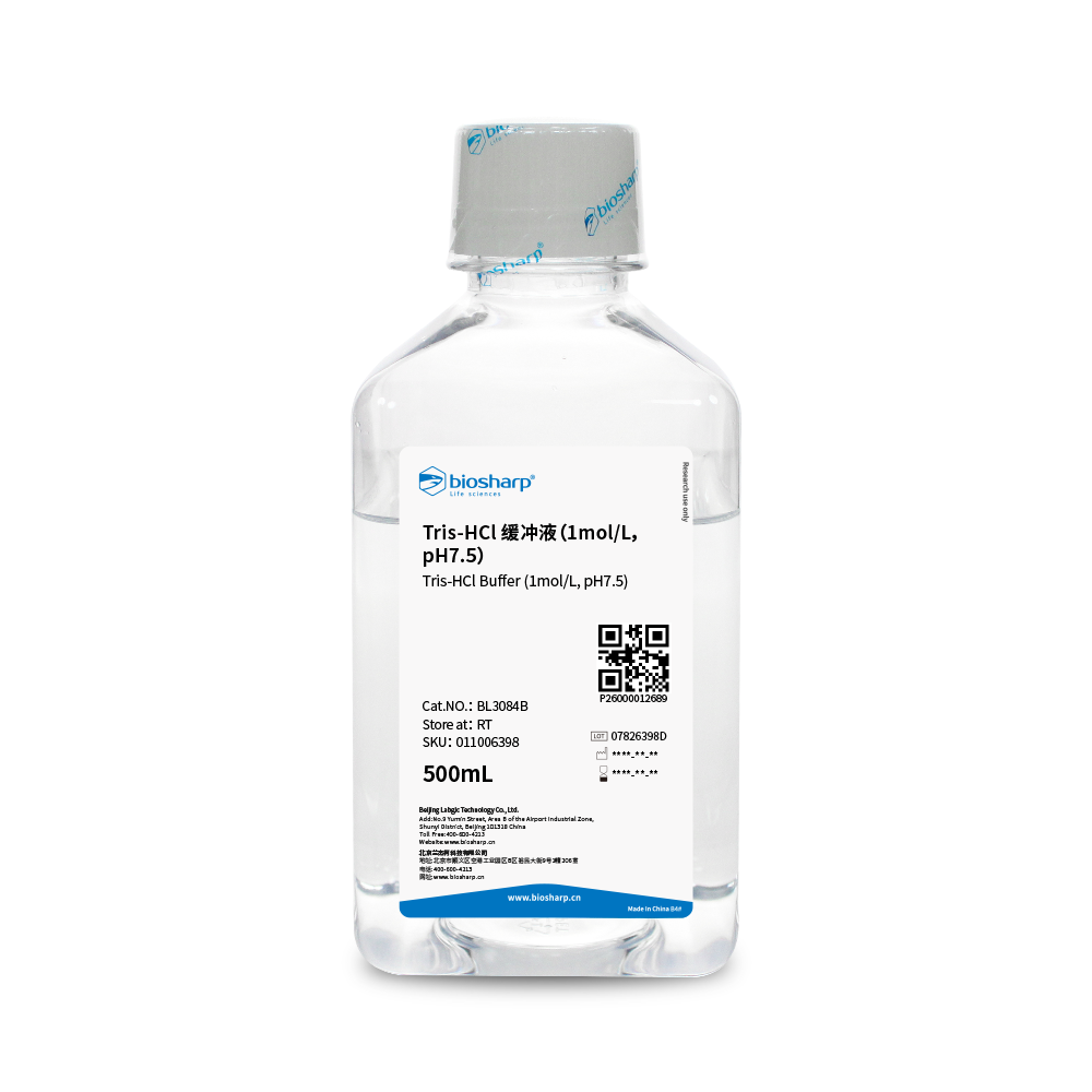 BL3084B Tris-HCl缓冲液(1mol/L,pH7.5) - Biosharp/白鲨