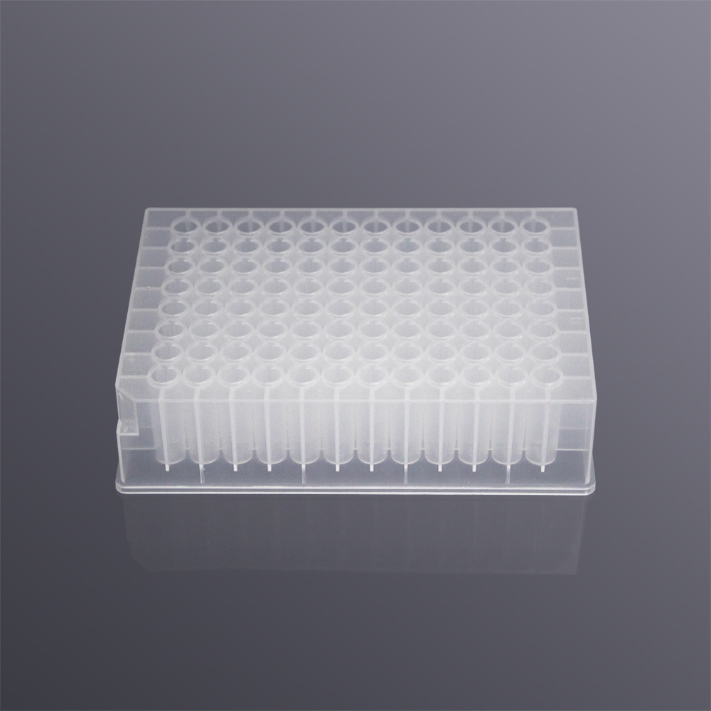 DWR-96-VC-1000A-S 1.0mL 96孔圆口V底透明深孔板,无菌 - LABSELECT(甄选)