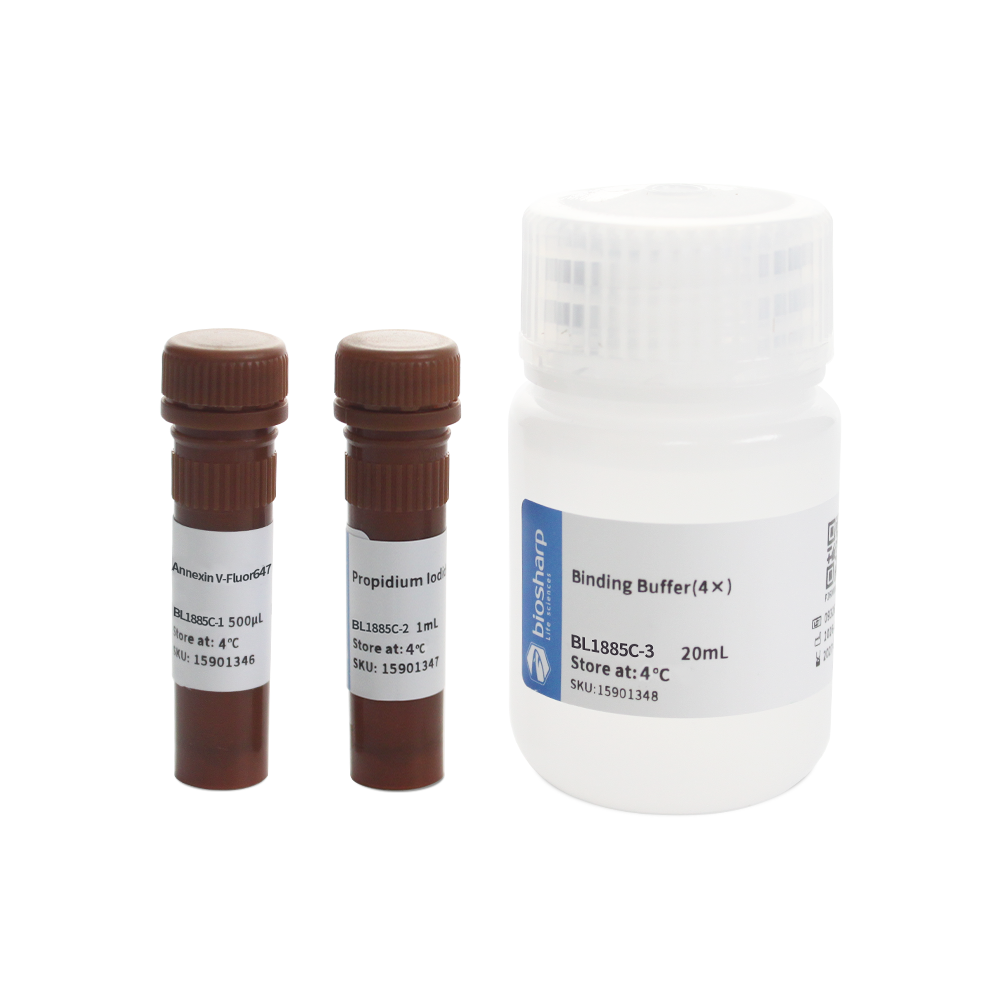 BL1885C Annexin V-Fluor647/PI 双染细胞凋亡检测试剂盒 - Biosharp/白鲨