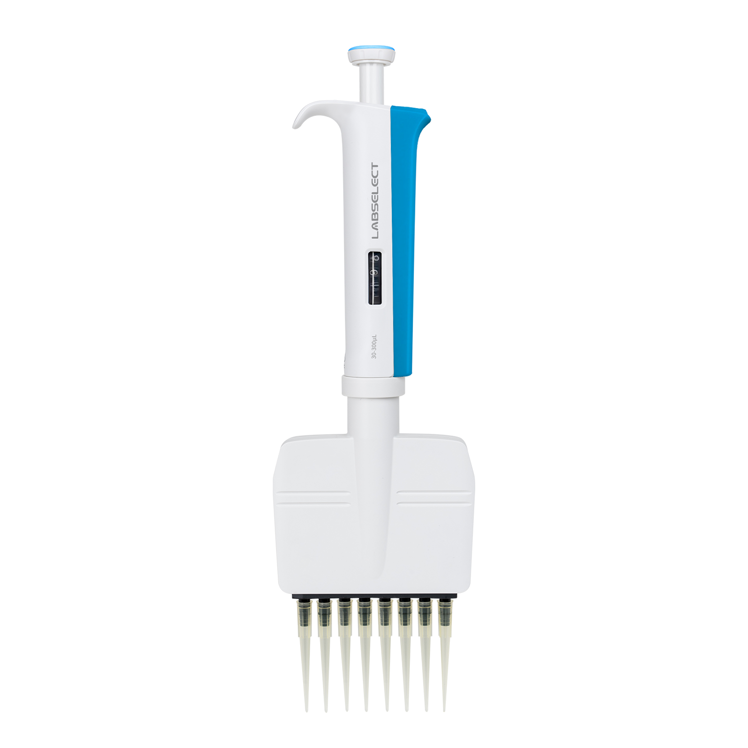 202031311 FluoPipettor 30-300μL手动八道可调移液器,整支消毒 - LABSELECT(甄选)