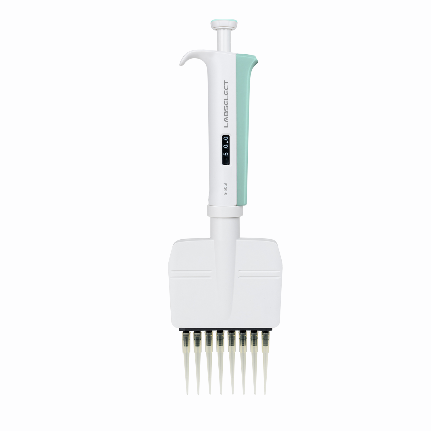 202031304 FluoPipettor 5-50μL手动八道可调移液器,整支消毒 - LABSELECT(甄选)