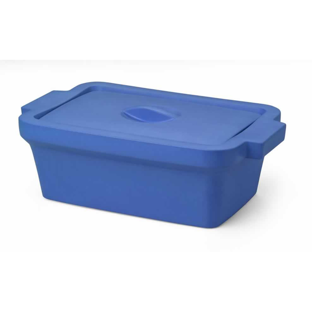 432110 冰盘，长方形，带盖，中号，4L，蓝色 - Corning/康宁