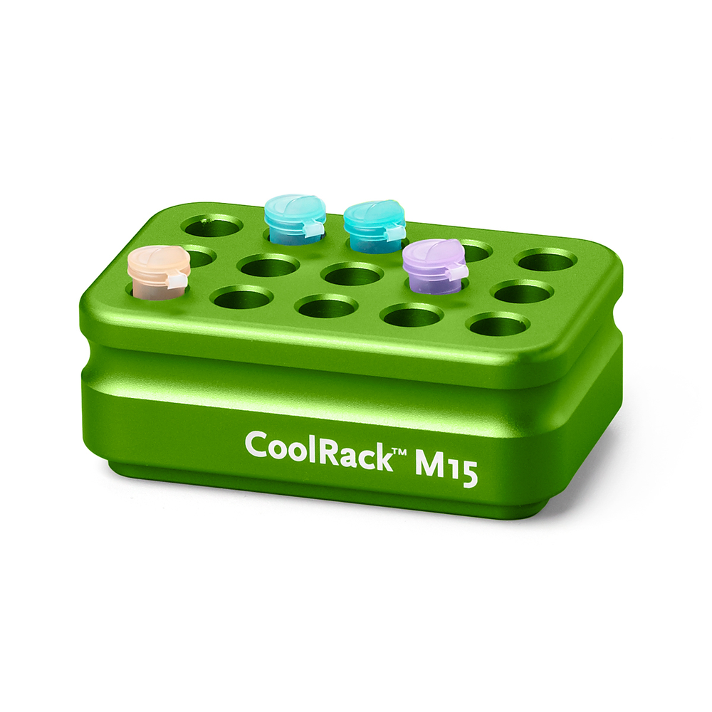432038 CoolRack M15，适配15支1.5或2 mL微量离心管，绿色 - Corning/康宁