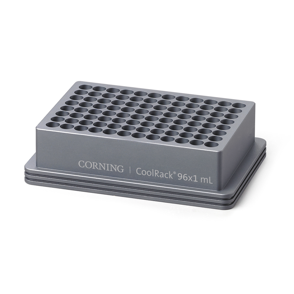 432057 CoolRack 96x1 mL，适配96支1.4 mL 2D试管 - Corning/康宁