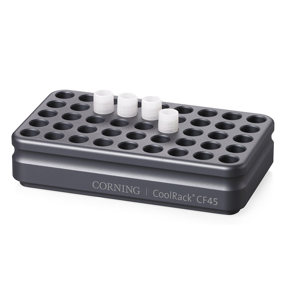 432051 CoolRack CF45，适配45支冻存管或FACS管 - Corning/康宁