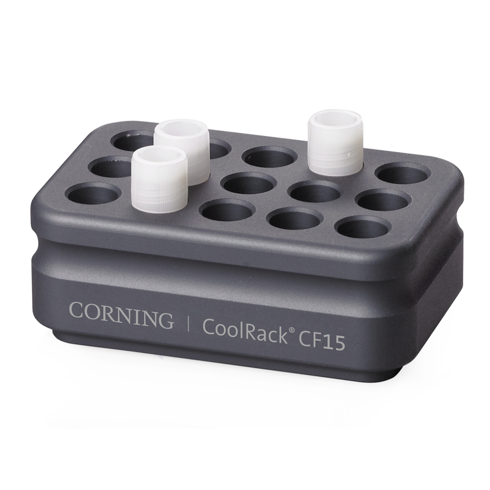 432049 CoolRack CF15，适配15支冻存管或FACS管 - Corning/康宁
