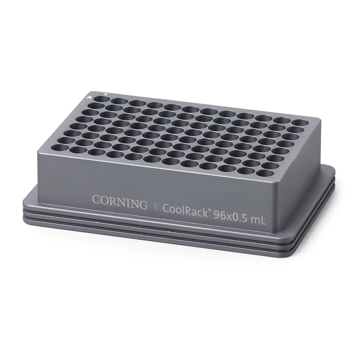 432056 CoolRack 96x0.5mL，适配96支0.5mL 2D试管 - Corning/康宁