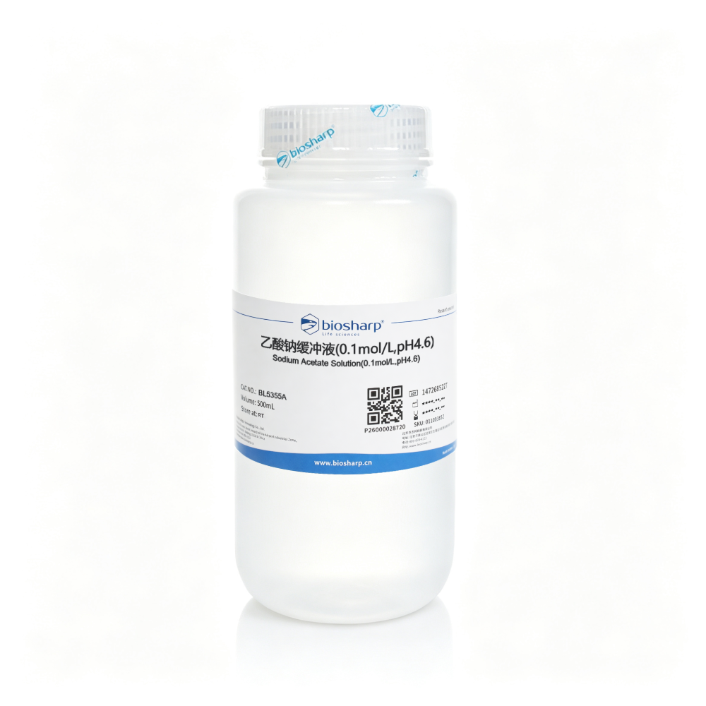 BL5355A 乙酸钠缓冲液(0.1mol/L,pH4.6) - Biosharp/白鲨