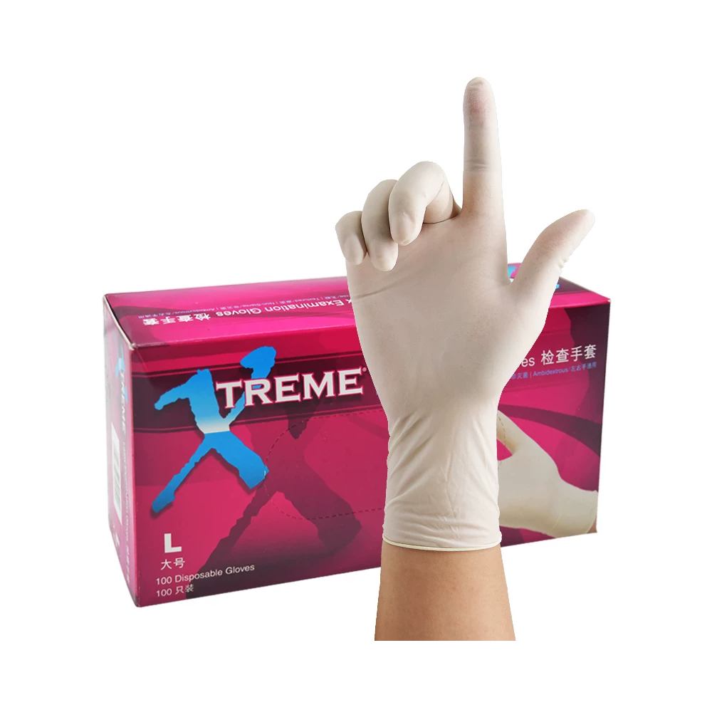 XLFRT46100 乳胶手套大号6g - AMMEX（爱马斯）
