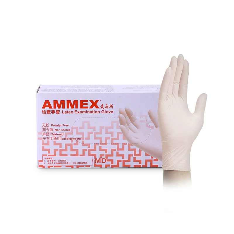 TLFVMD42100 乳胶手套小号6.5g - AMMEX（爱马斯）
