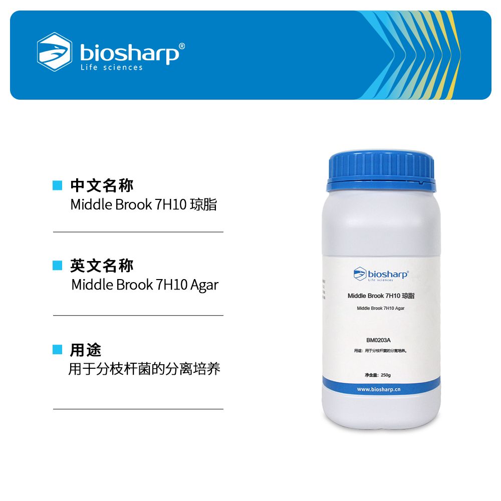 BM0203A Middle Brook 7H10 琼脂 - Biosharp/白鲨
