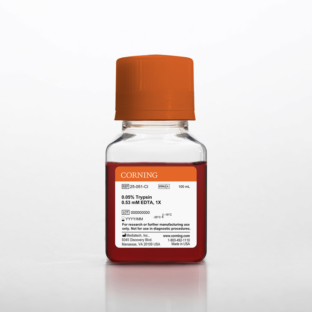 25-051-CI 胰酶EDTA 1X，HBSS溶解，不含钙和镁 - Corning/康宁