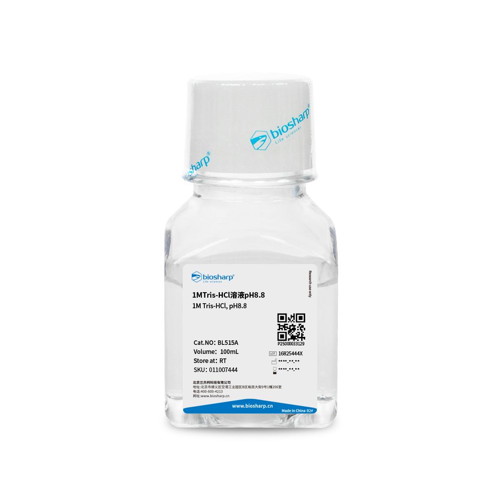 BL515A 1MTris-HCl溶液pH8.8 - Biosharp/白鲨
