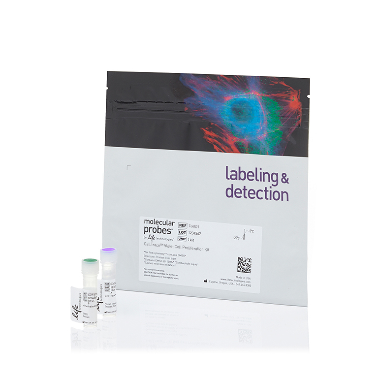 C34571 CellTrace Violet 细胞增殖试剂盒，用于流式细胞分析 - Invitrogen